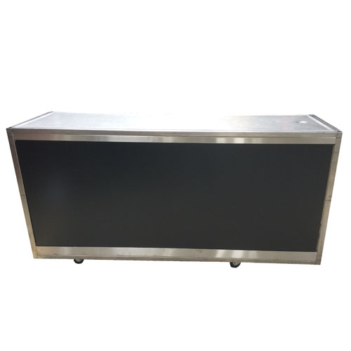 eventbar zwart koelbuffet Wehako 360 ltr 200x60x100cm (lxbxh) 230V 400W eventbar zwart koelbuffet Wehako 360 ltr 200x60x100cm (lxbxh) 230V 400W