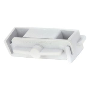 stoelkoppeling 20mm vierkant grijs per verpakking 10 stuks