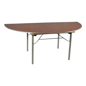 ronde halve tafel 200cm halfrond opklapbaar hoogte 76cm