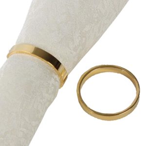 servetring goud per verpakking 10 stuks