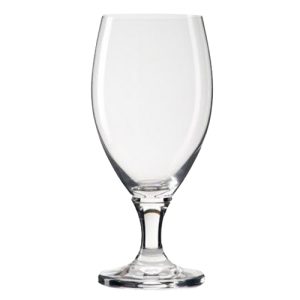 kunststof cervoise glas / bierglas op voet 25cl per korf 25 stuks