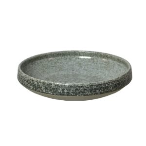 schaaltje / tipje 11cm grey white Nature per korf 30 stuks