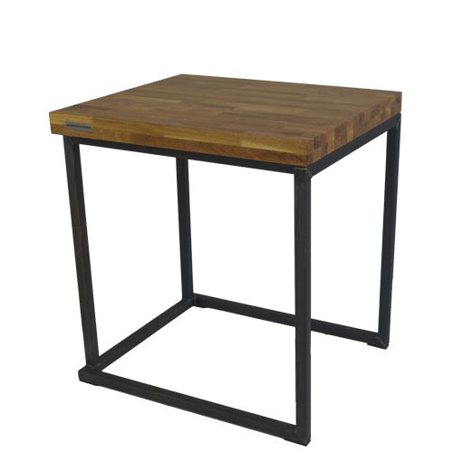 terrastafel Steel oak, bovenblad hout 60x70cm hoogte 76cm terrastafel Steel oak, bovenblad hout 60x70cm hoogte 76cm