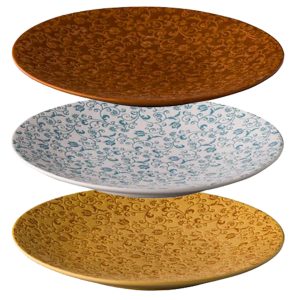 bord 21cm Maroc assorti per krat 25 stuks