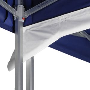 regen- verbindingsgoot 4mtr pvc wit tbv partytent