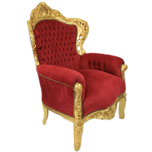 sinterklaasstoel rood/goud 75x75x120cm(bxdxh) zithoogte 50cm sinterklaasstoel rood/goud 75x75x120cm(bxdxh) zithoogte 50cm