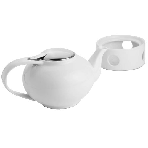 theepot wit 1ltr met warmer exclusief theelicht / waxinelicht theepot wit 1ltr met warmer exclusief theelicht / waxinelicht