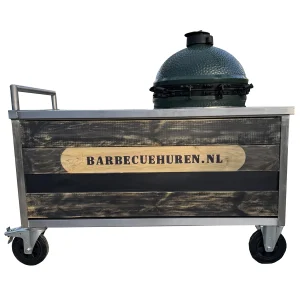 Big Green Egg Large houtskool barbecue BGE 140x70x77cm (lxbxh) exclusief houtskool