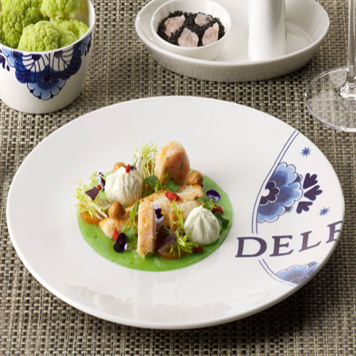 bord 21cm Royal Delft per krat 25 stuks bord 21cm Royal Delft per krat 25 stuks