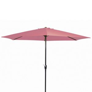 parasol roze 280cm rond exclusief voet