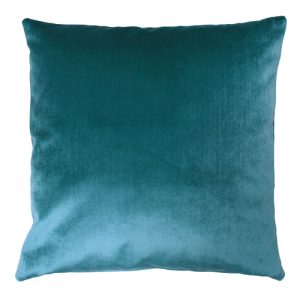 kussentje velvet petrol blauw 40x40cm