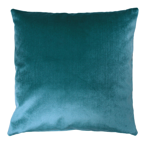 kussentje velvet petrol blauw 40x40cm kussentje velvet petrol blauw 40x40cm