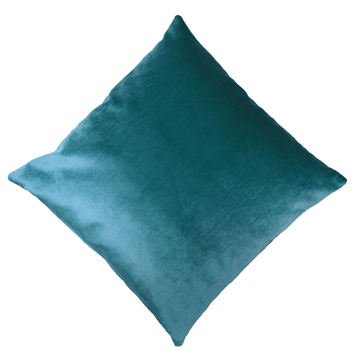 kussentje velvet petrol blauw 40x40cm kussentje velvet petrol blauw 40x40cm
