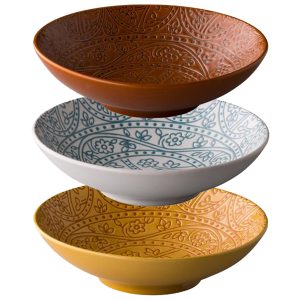 diep bord 19cm Maroc assorti per krat 25 stuks