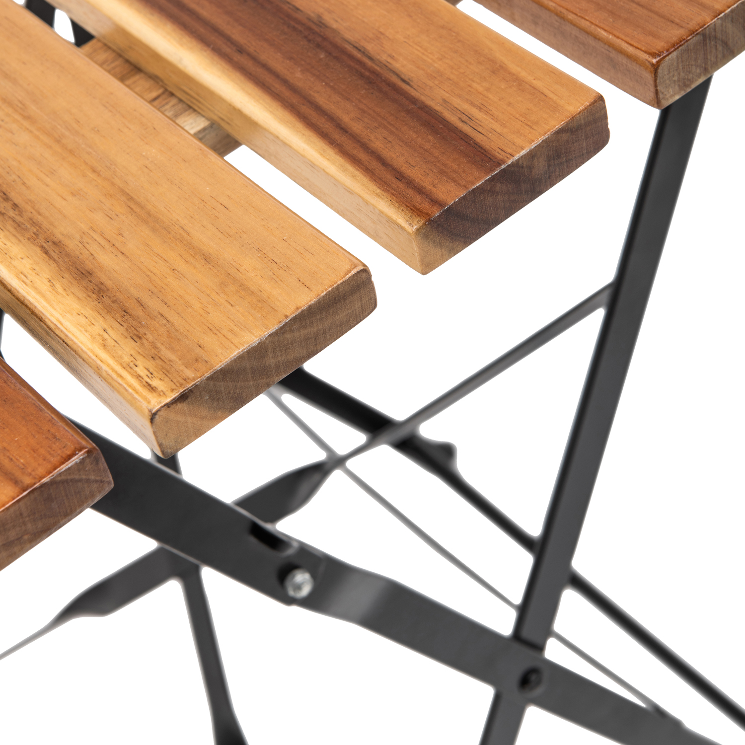 bistro table / klaptafel zwart frame, bovenblad hout 60x60cm hoogte 74cm bistro table / klaptafel zwart frame, bovenblad hout 60x60cm hoogte 74cm