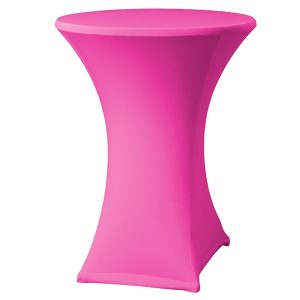 statafelrok stretch fuchsia roze tbv statafel rond 85cm