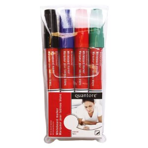 whiteboard/flipover stiften per set 4 kleuren*