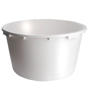 teil / ijs- / speciekuip 65ltr wit 60cm, hoogte 37cm