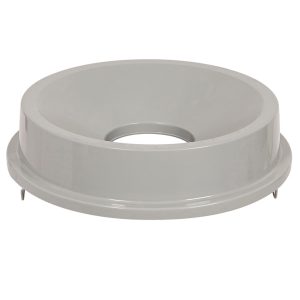 funneldeksel / trechterdeksel lichtgrijs voor afvalemmer rond 120ltr