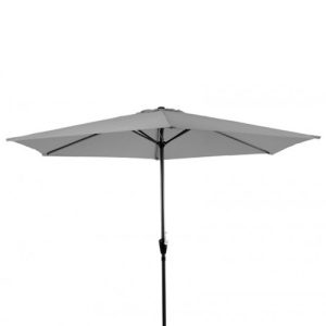 parasol lichtgrijs 280cm rond exclusief voet