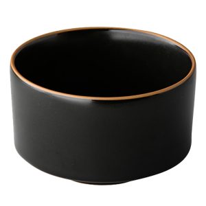 kom / schaaltje 10cm 35cl Asia black per korf 16 stuks