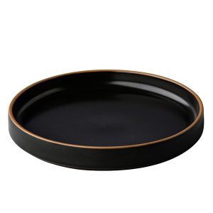 bord plat 15cm Asia black per korf 20 stuks