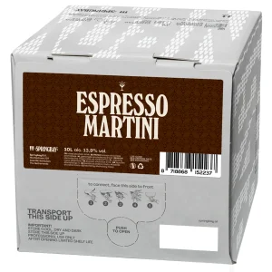 Espresso Martini Springbay cocktail BiB 10ltr (13,9% alc. vol.)