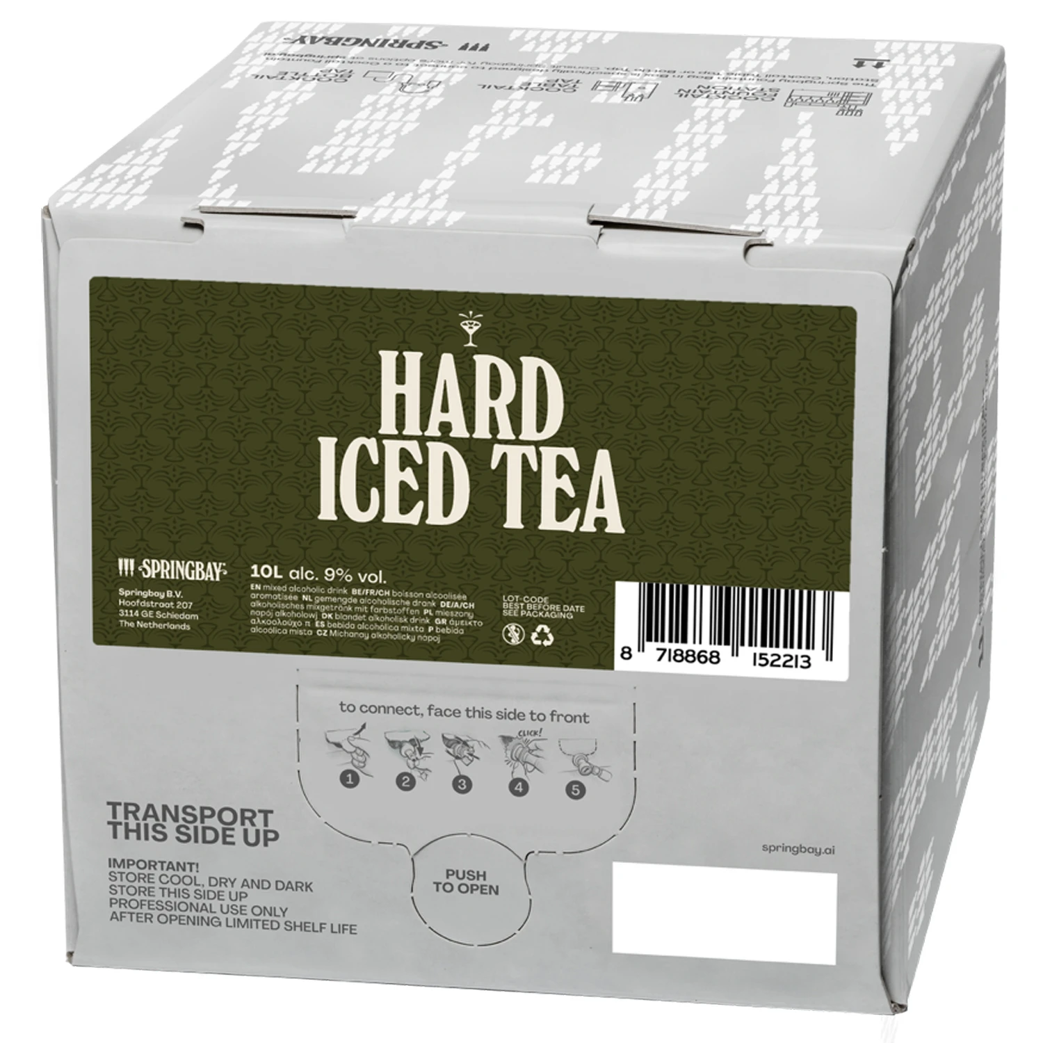Hard Iced Tea Springbay cocktail BiB 10ltr (9% alc. vol.) Hard Iced Tea Springbay cocktail BiB 10ltr (9% alc. vol.)