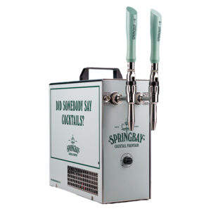cocktailtap Springbay 2 kraans tafeltap (compressor) 17x50x60cm (lxbxh) 230V 510W