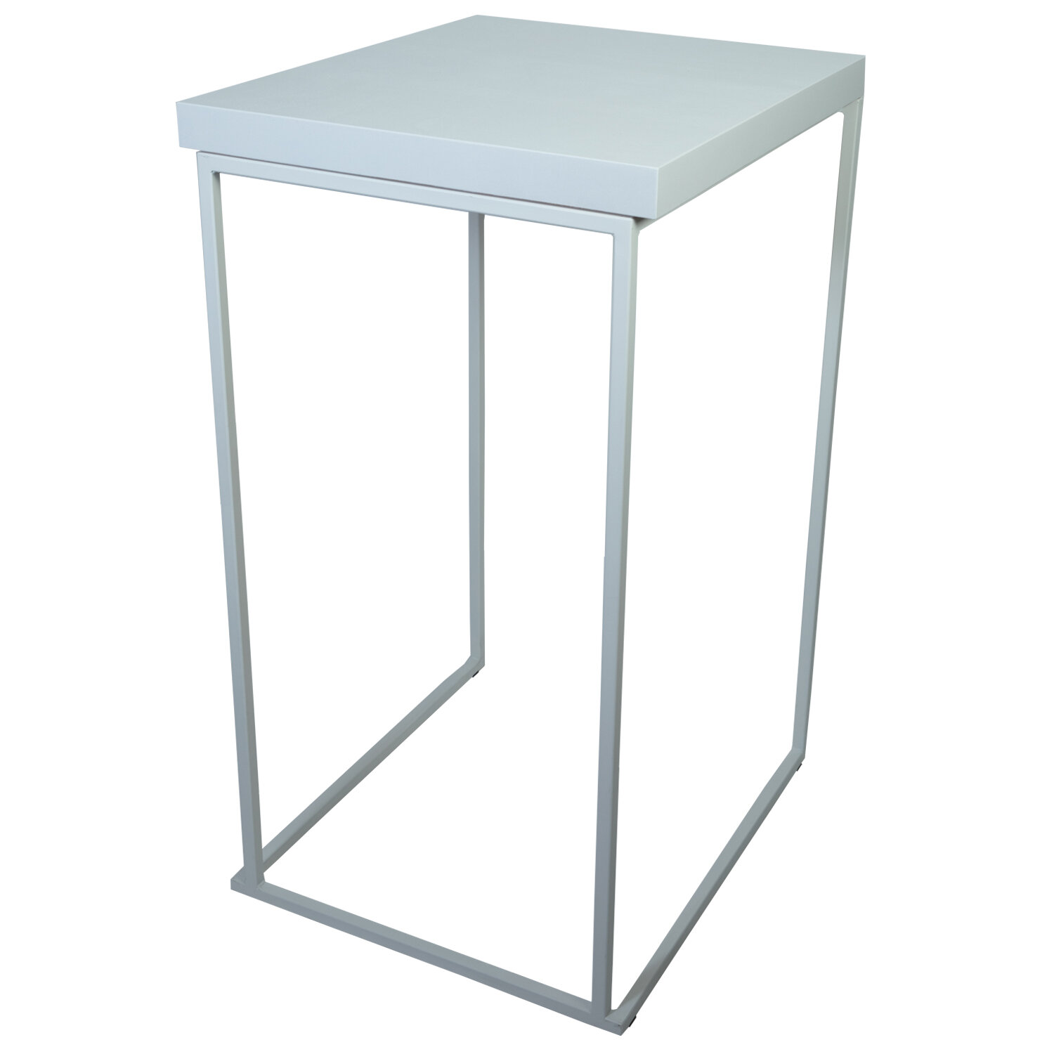 statafel Bloc white, bovenblad wit 60x70cm, hoogte 110cm statafel Bloc white, bovenblad wit 60x70cm, hoogte 110cm
