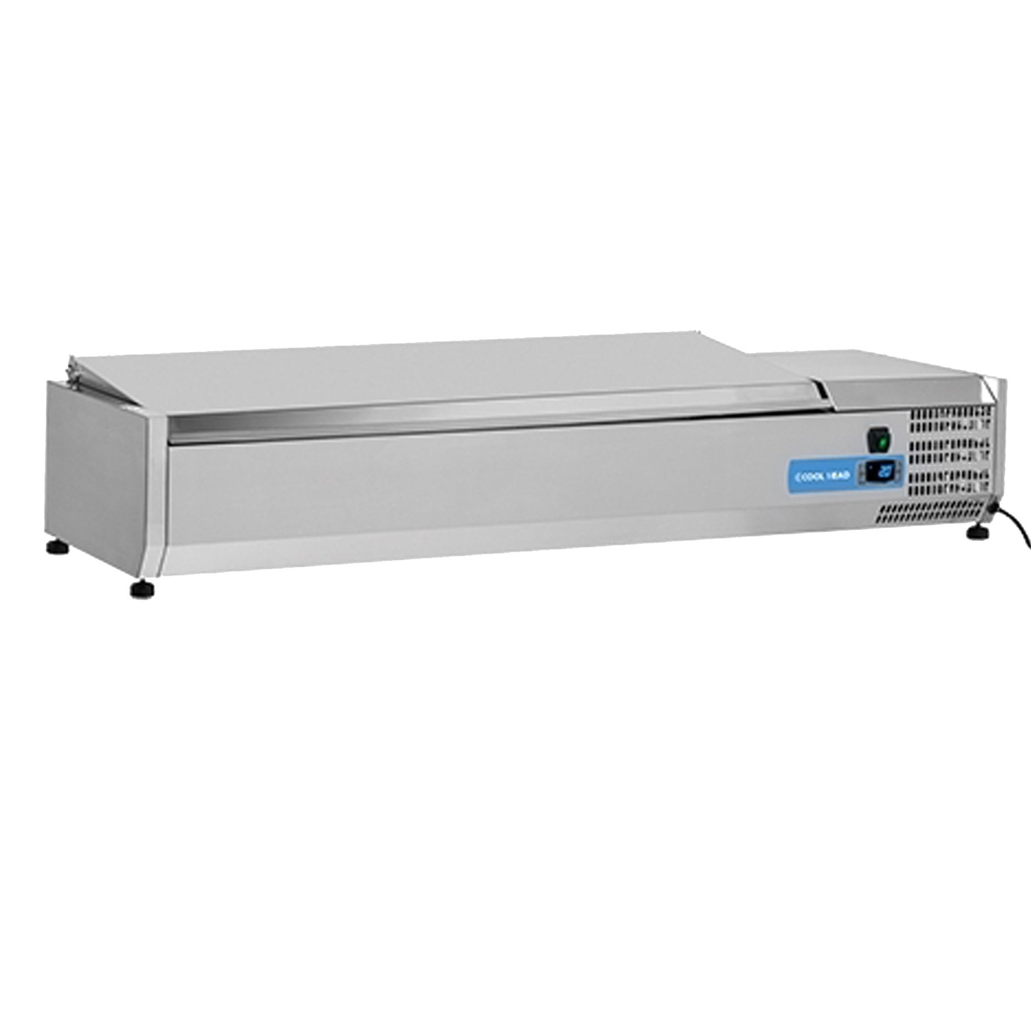 opzetkoelvitrine 6 x 1/3x150 gastronorm 140x40x28cm(bxdxh) 230V 160W exclusief gastronormbak opzetkoelvitrine 6 x 1/3x150 gastronorm 140x40x28cm(bxdxh) 230V 160W exclusief gastronormbak
