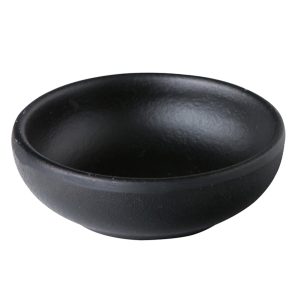 sauskom / schaaltje 7cm 4cm hoog zwart per krat 25 stuks
