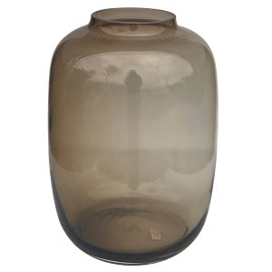 vaas groot Taupe rond 32cm, hoogte 45cm