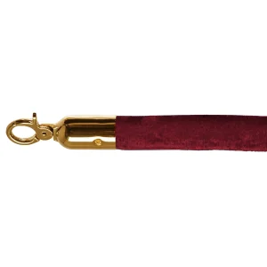 afzetkoord burgundy (goud) 150cm