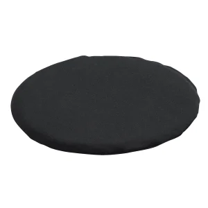 zitkussen 61cm rond zwart tbv poef Nature groot