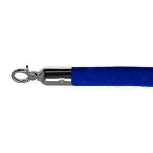 afzetkoord blauw (zilver) 150cm