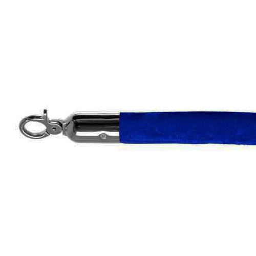 afzetkoord blauw (zilver) 150cm afzetkoord blauw (zilver) 150cm